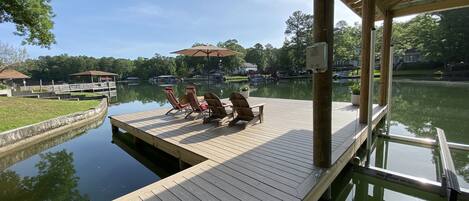 Enjoy our beautiful new dock!