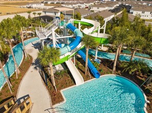 Windsor Island Resort lazy river & slides
