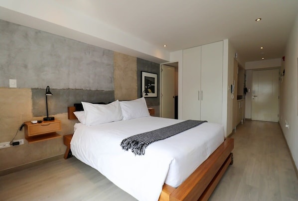 Comfy queen bed