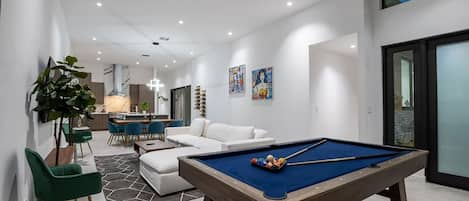 Welcome to GlamHomes, enjoy this cool pool table!