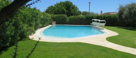 L'Eau, Propriété, Ciel, Plante, Piscine, Bleu Azur, Arbre, Paysage Naturel, Ombre, Lot Terre