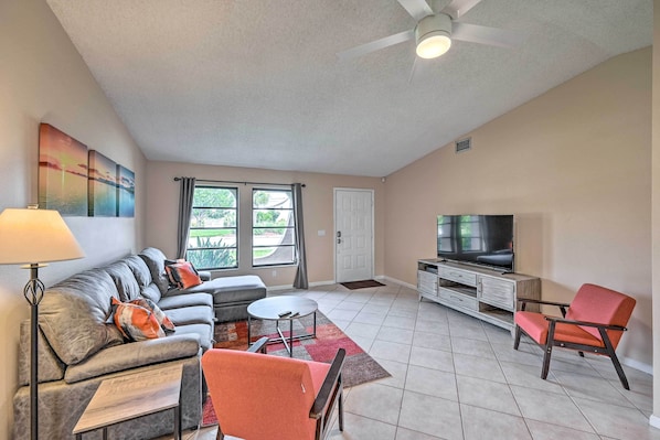Cape Coral Vacation Rental | 3BR | 2BA | 1,390 Sq Ft | Step-Free Entry