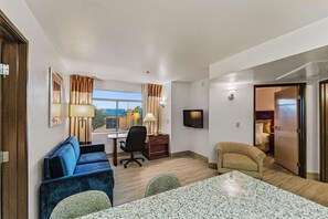 Variations of remodeled room, furnishings may vary