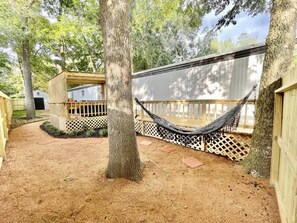 Hammock and porch area