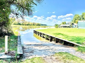 Boat ramp access in the neighborhood, 1 street over from the property