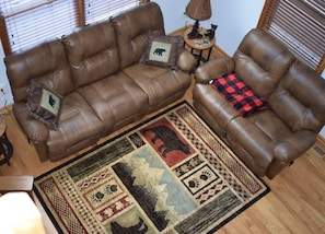 Main floor/ living room from the loft
