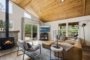 Living Room: Exquisite Alpine Chalet