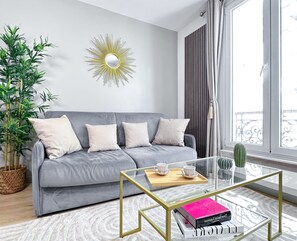 A roomy living room