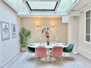 Indoor dining area for comfortable meals