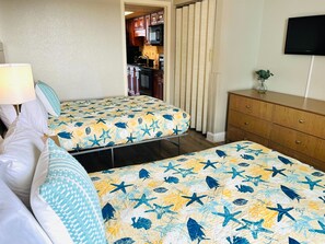 Unwind in a peaceful bedroom designed for rest and relaxation.