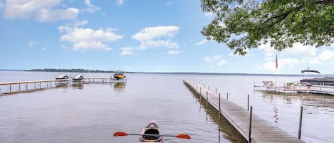 Community dock down the street