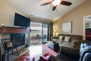 Living room with view