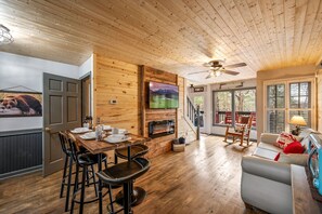 Living Room is open to the kitchen.