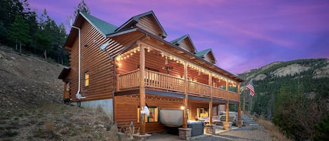 The Adventure in Evergreen is the perfect log home