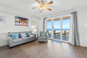 Living Area with Balcony