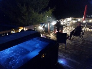 Hot tub is for year round usage.