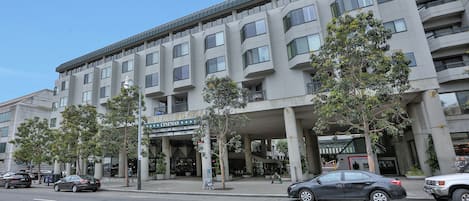 Van Ness Avenue View, before street beautification program completed last 2021