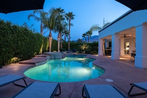 Pool At Night