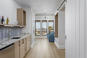 Entryway and wet bar