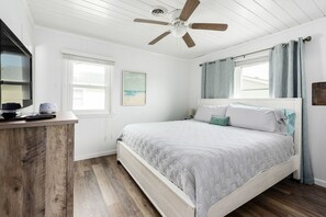 Master bedroom with king bed