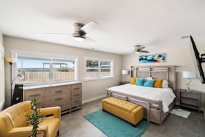 Compass Suite Primary Bedroom (Sunsets & Sail Boats)