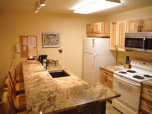 Updated kitchen.