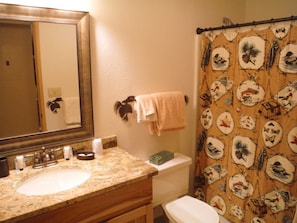 Remodeled bathroom.