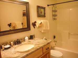 Remodeled bathroom.
