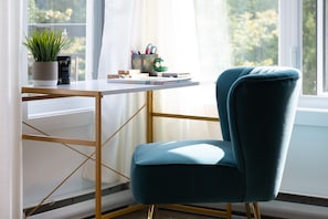 Dedicated work space with beautiful views