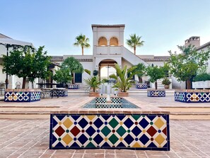 Courtyard of La Esperanza Granada Hotel & Private Villa, 90 minutes from Malaga 