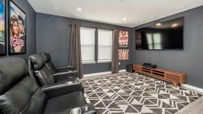 Theater Room (Angle)
82" Smart TV Sound System