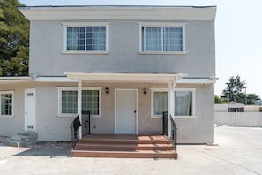 The house entrance