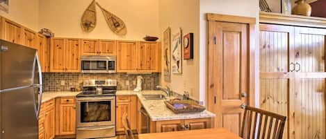 Kitchen and Small Dining Area