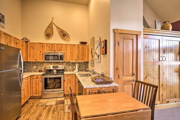 Kitchen and Small Dining Area