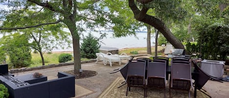 Patio on lakeside