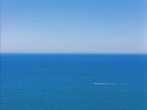 The sandy beach is just 150 m away from the villa!