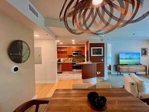 View of Kitchen from Dining Table