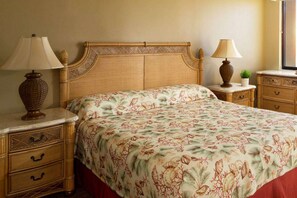 Primary bedroom comes with a king bed.