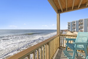 High tide from the Ocean Front Balcony