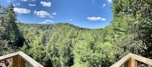 View from top balcony off the master suite, perfect for a quiet morning coffee.
