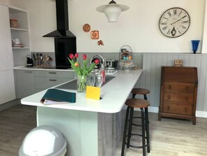 Fully equipped kitchen with everything you’ll need
