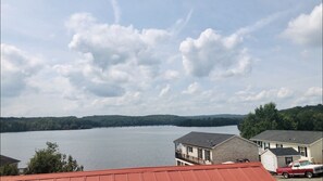 Gorgeous lake views from everywhere at this home