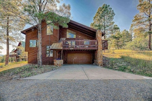 Front view of the home