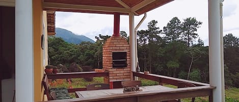 casa da Pedra  área para churrasco indiviadual