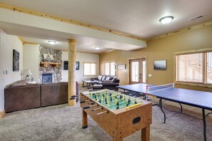 Game Room | Lower Level | Foosball | Ping Pong | TV Area