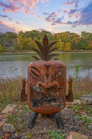 Join the Tiki man down by the river.