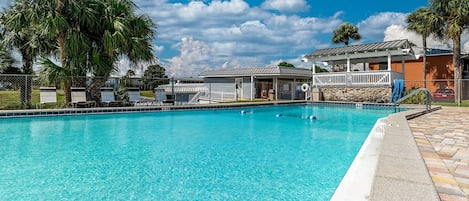 Refreshing Swimming Pool overlooking the Lake & Fountain ~ only 30 Steps from the Condo! (1 of 3 Pools)