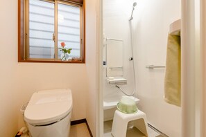 Private toilet and shower room