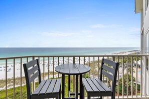 Step out onto your private balcony to savor morning coffee or evening sunsets with the sea breeze at your back.


Professionally Managed by Breathe Easy Rentals