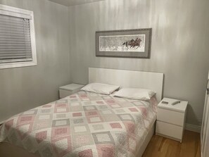Main floor bedroom with Queen 